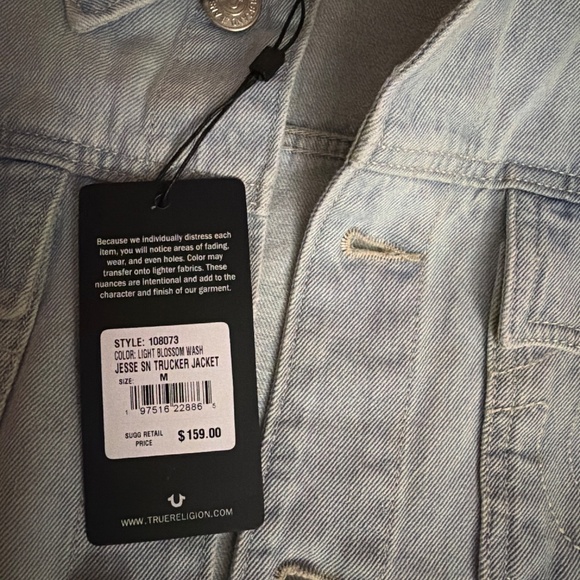 TRUE RELIGION JESSE TRUCKER JACKET - Picture 5 of 12